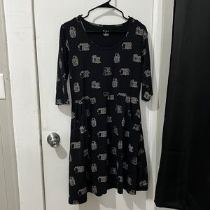 Svaha camera print dress